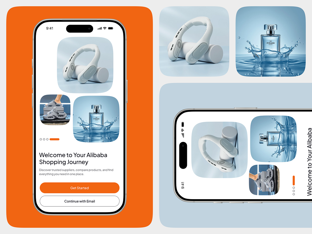 Alibaba E Commerce App UI/UX Design