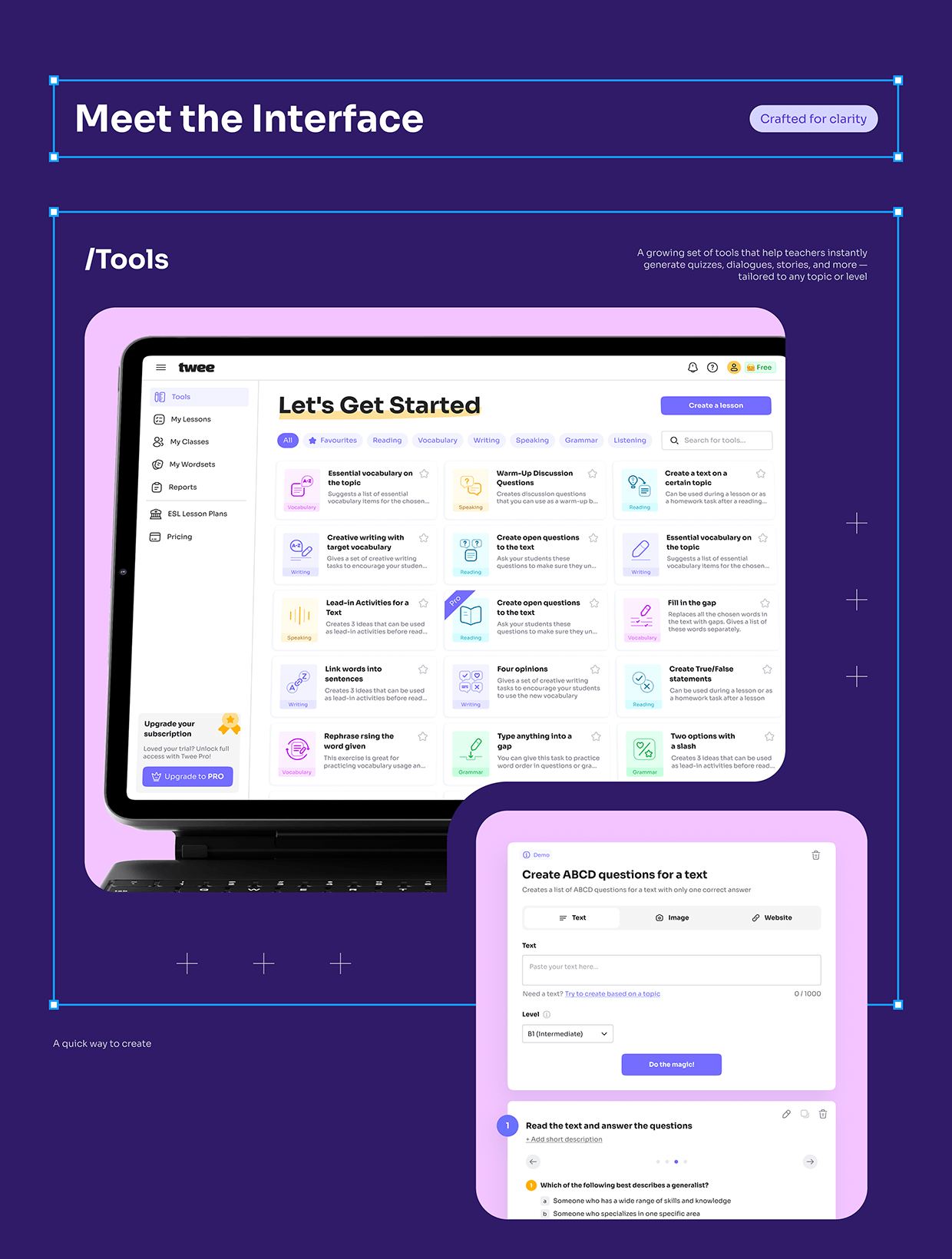 Twee: UX/UI That Teaches Image 7