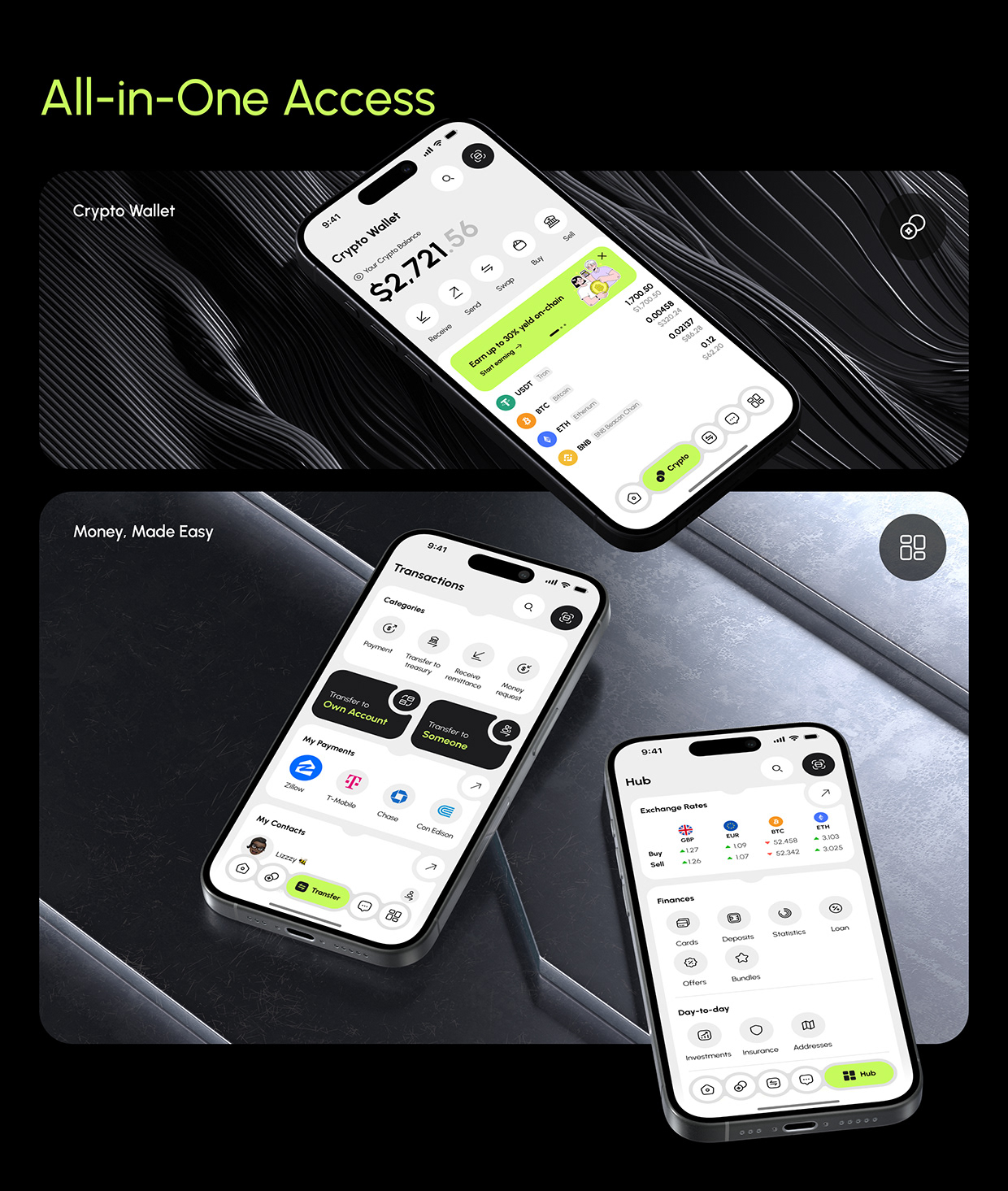 Lykke – Mobile Banking & Crypto App Concept Image 9