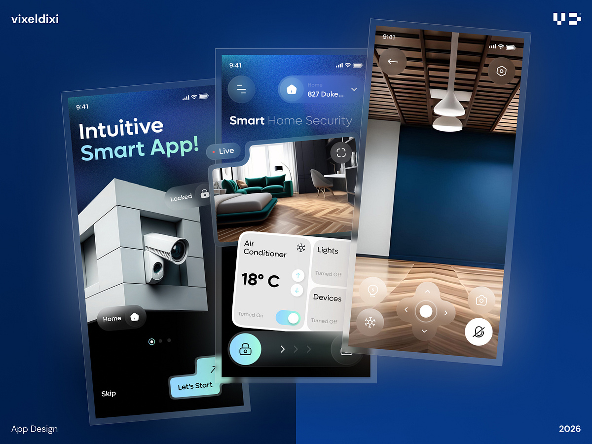 Smart Home App UI Concept