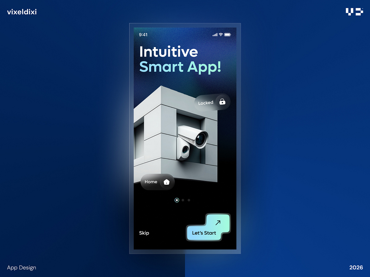 Smart Home App UI Concept Image 1
