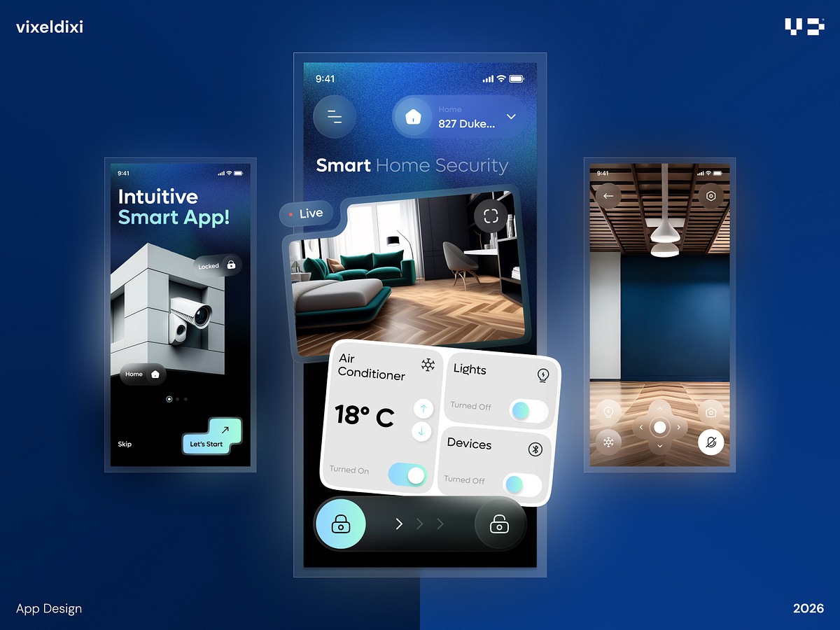Smart Home App UI Concept Image 5