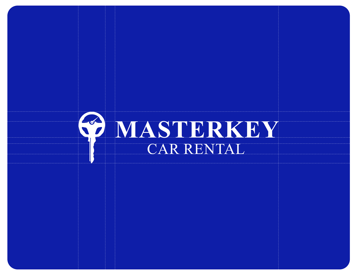 Masterkey Car Rental Logo Design & Brand Guideline
