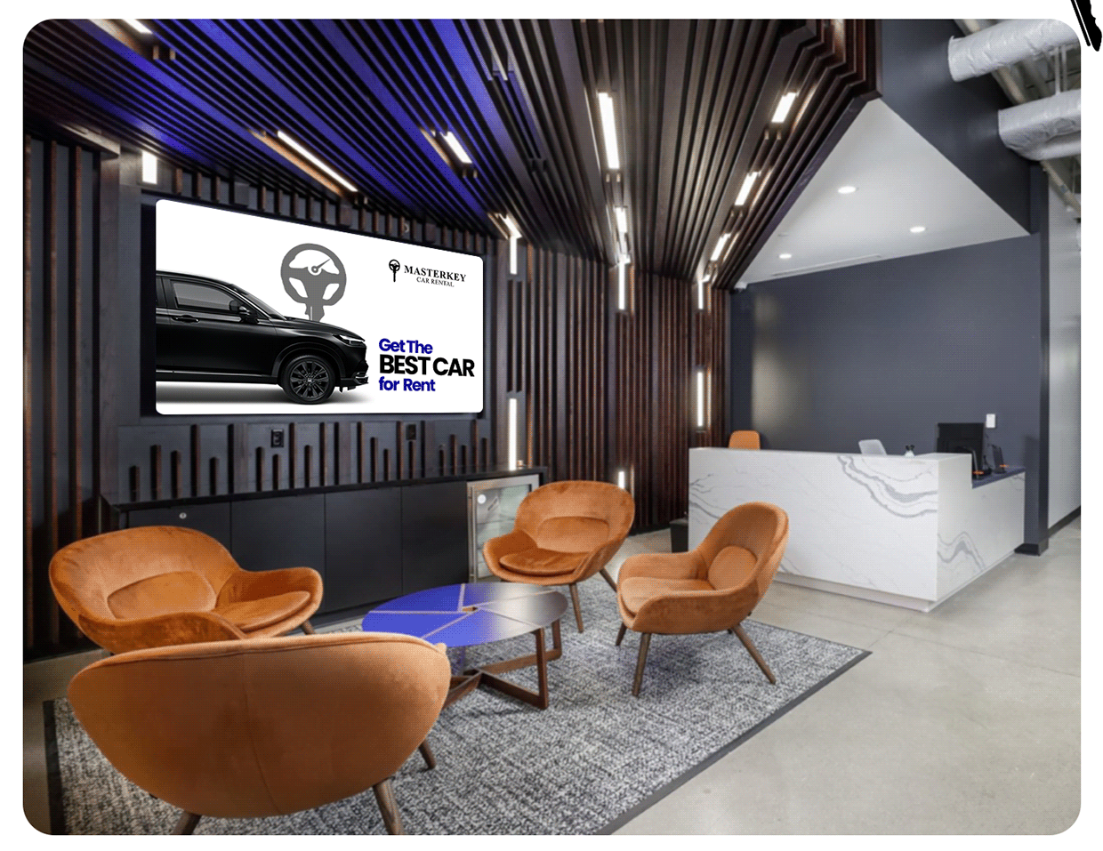 Masterkey Car Rental Logo Design & Brand Guideline Image 3