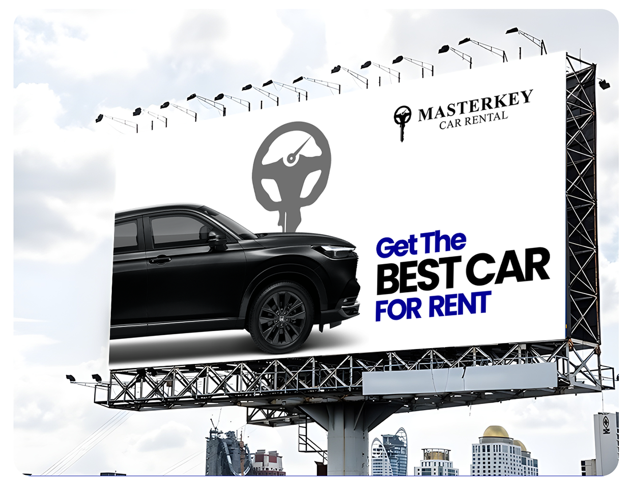 Masterkey Car Rental Logo Design & Brand Guideline Image 4