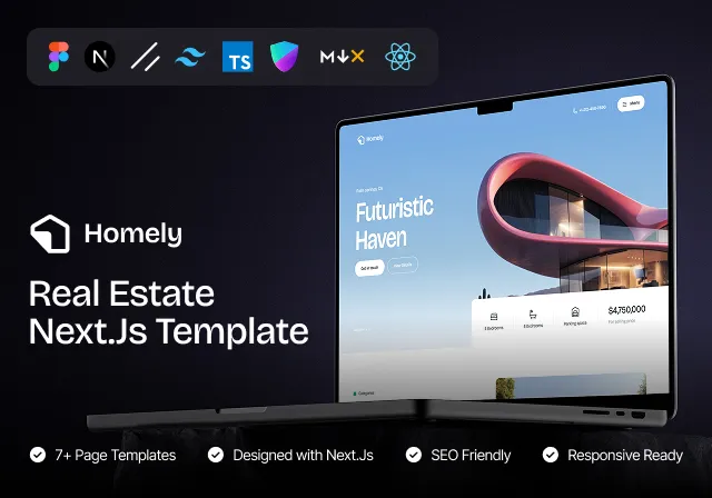 Homely Next.js Website Template 