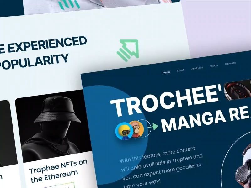 Thochee Landing Page - Website Redesign Animation