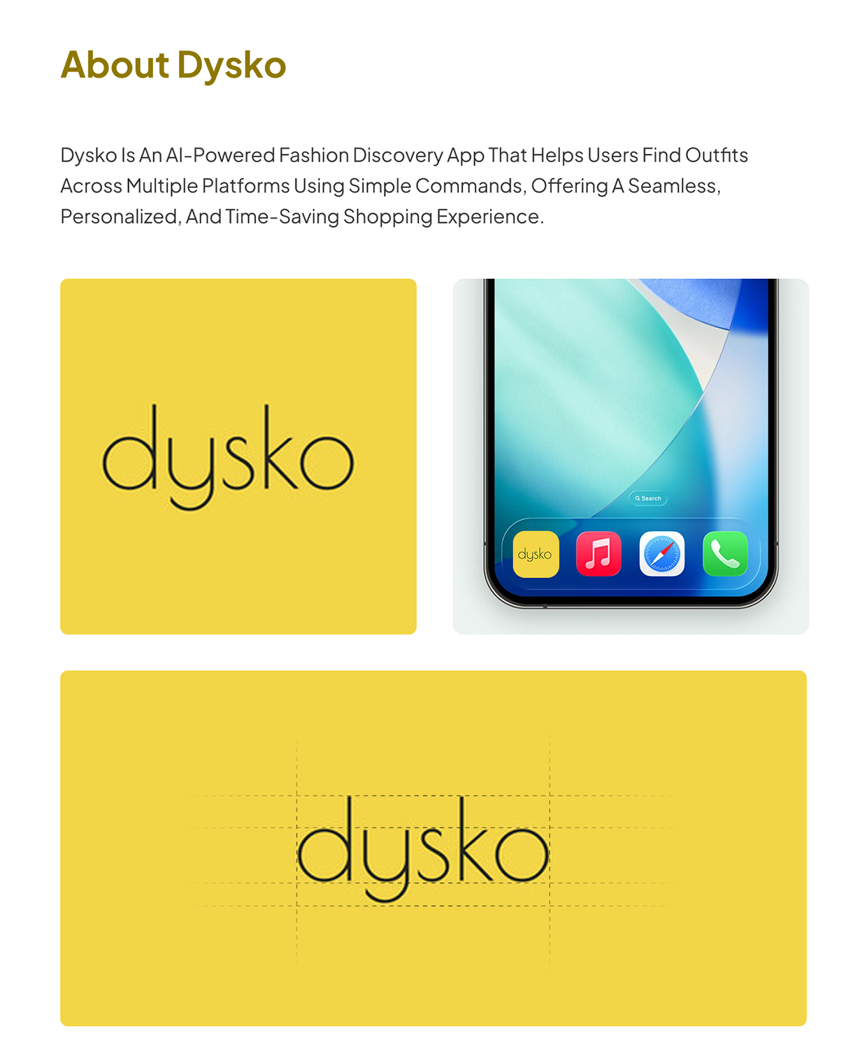 Dysko — AI Fashion Discovery App | UX Case Study Image 0