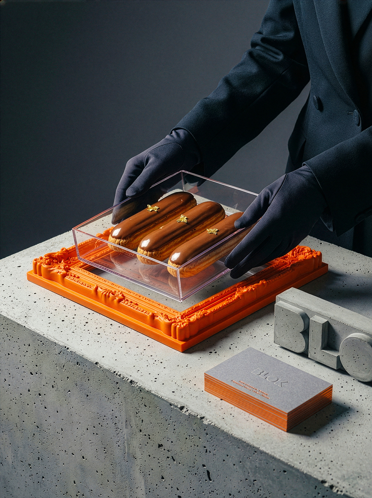 BLOK – Luxury Éclair Branding | Art Pastry Concept Image 5