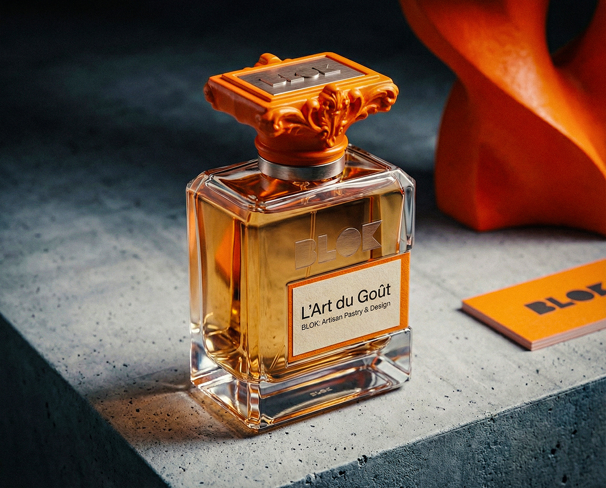 BLOK – Luxury Éclair Branding | Art Pastry Concept Image 59