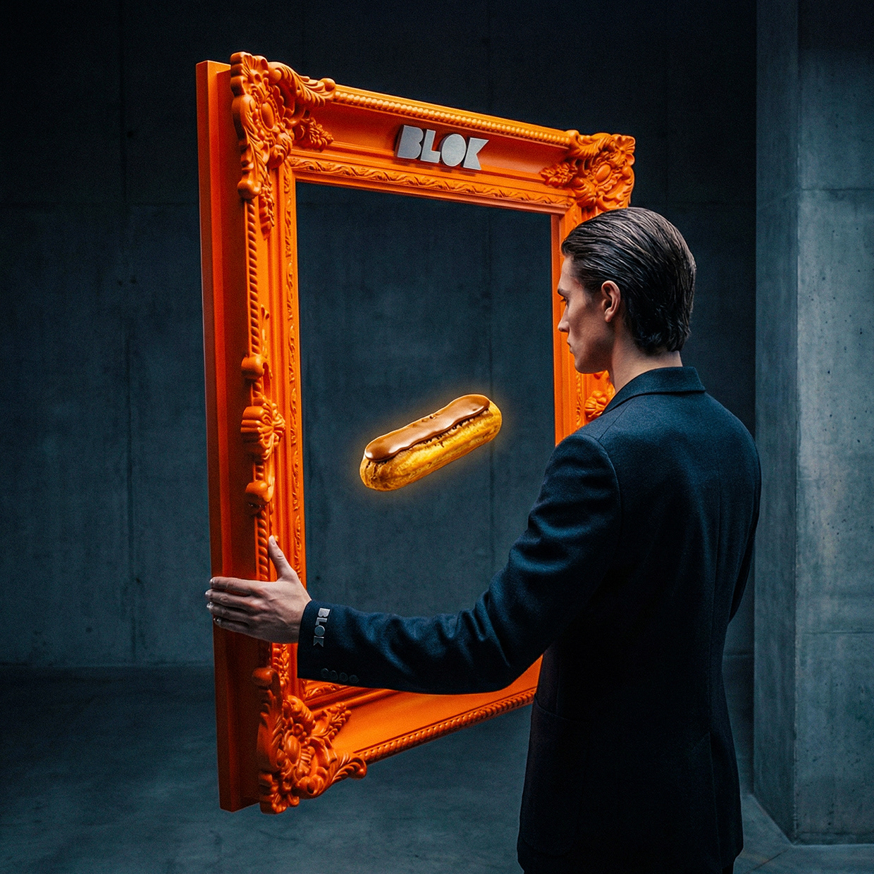 BLOK – Luxury Éclair Branding | Art Pastry Concept Image 61