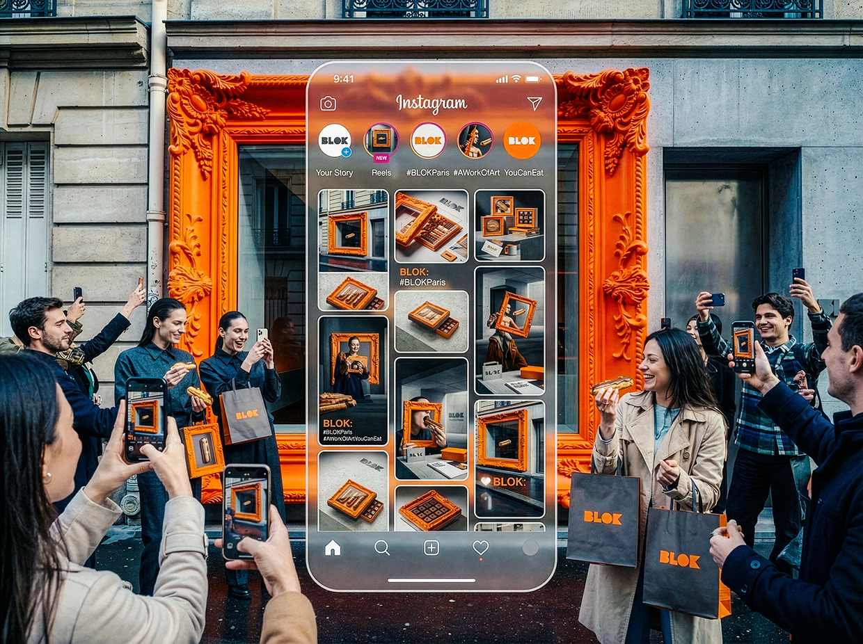 BLOK – Luxury Éclair Branding | Art Pastry Concept Image 75