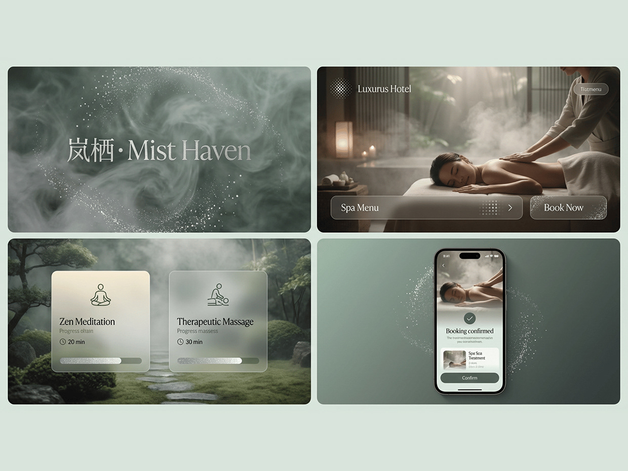 岚栖 · Mist Haven Private Sanctuary & SPA Branding Image 3