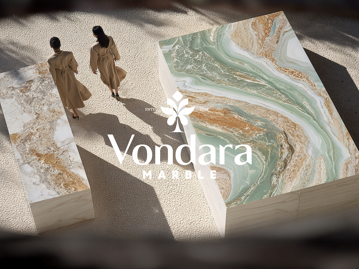 Vondara Marble - Engineered Jade Stone Brand Design Image 1