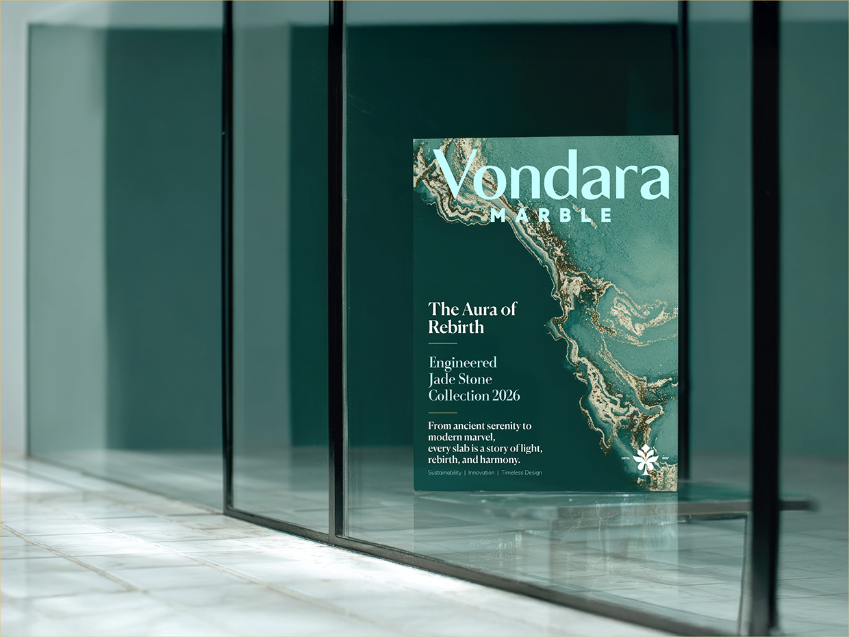 Vondara Marble - Engineered Jade Stone Brand Design Image 11
