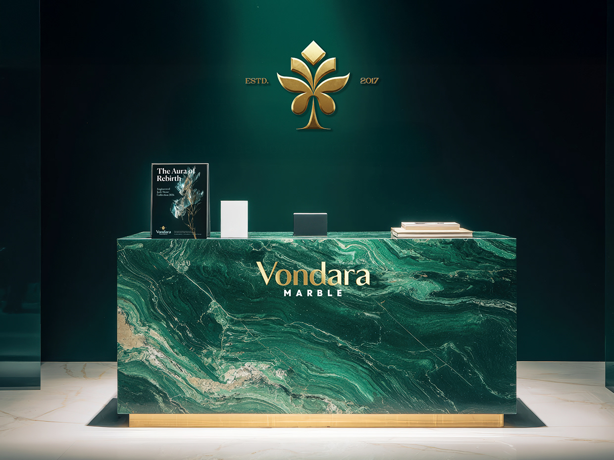 Vondara Marble - Engineered Jade Stone Brand Design Image 14