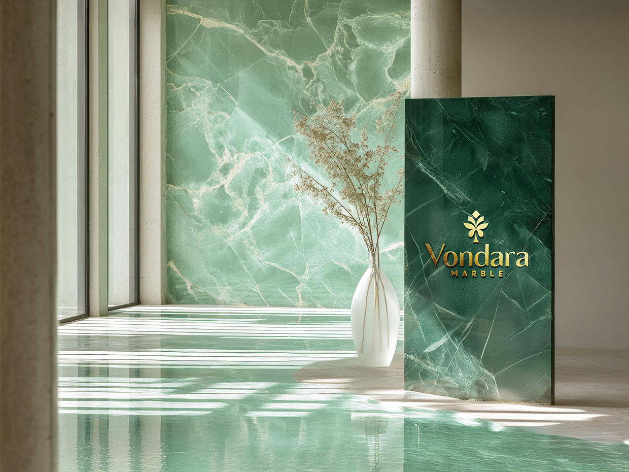 Vondara Marble - Engineered Jade Stone Brand Design Image 17