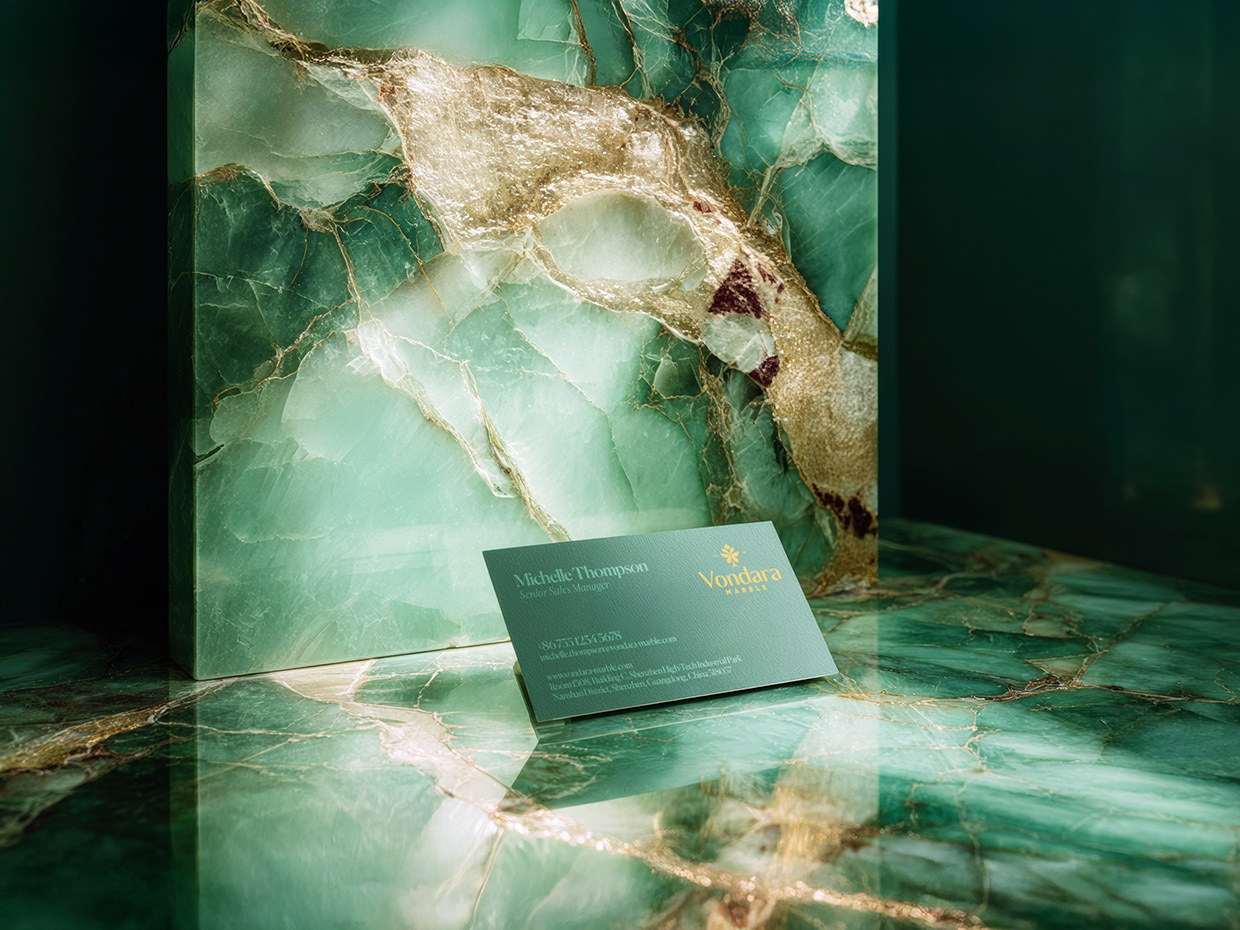 Vondara Marble - Engineered Jade Stone Brand Design Image 43