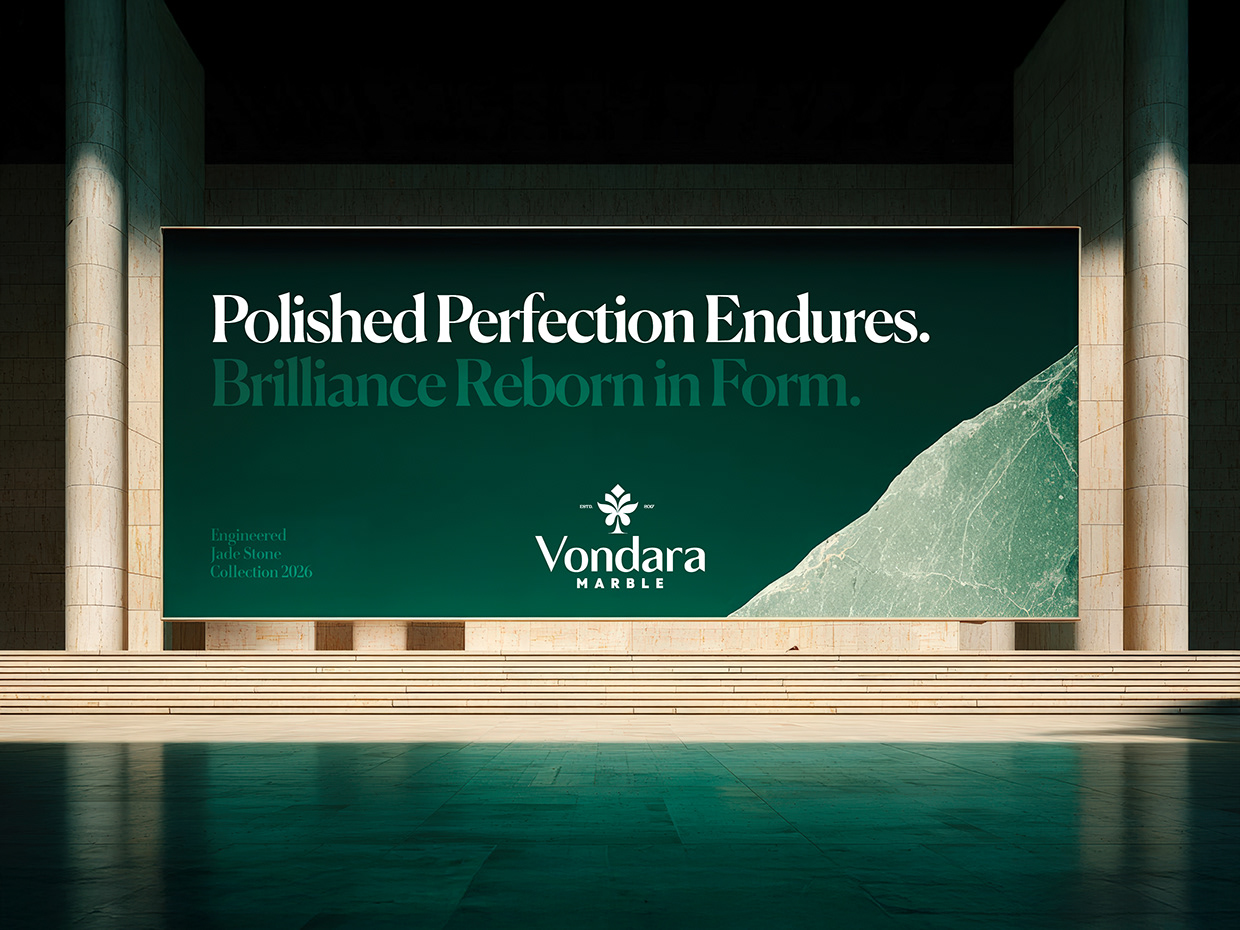 Vondara Marble - Engineered Jade Stone Brand Design Image 59