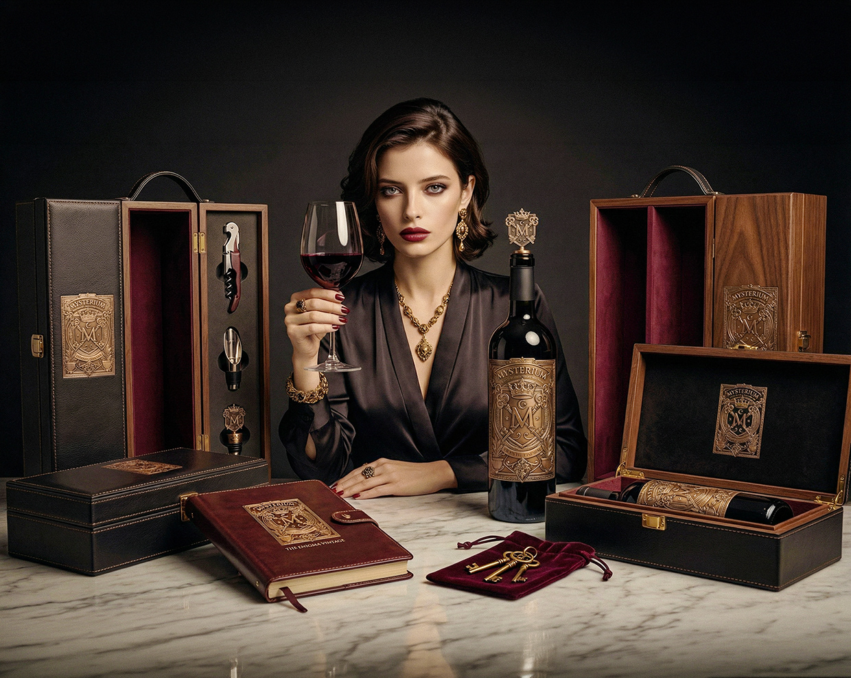 Mysterium - California Luxury Wine Branding Concept Image 16