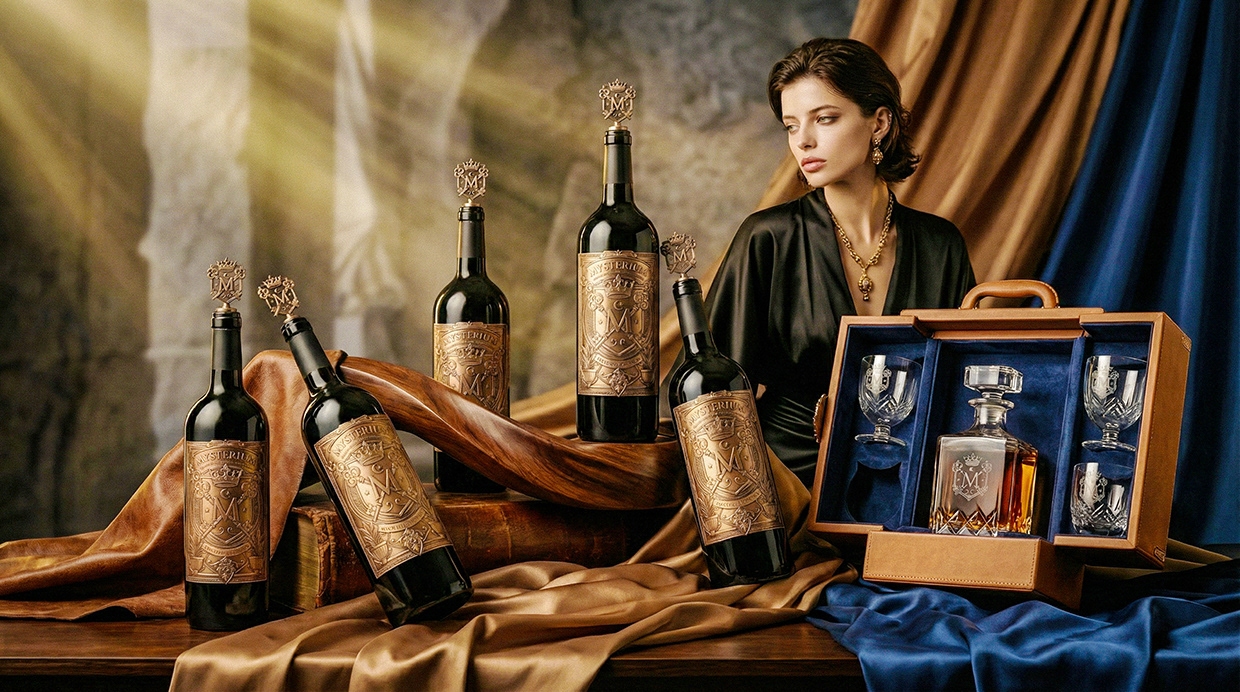 Mysterium - California Luxury Wine Branding Concept Image 17