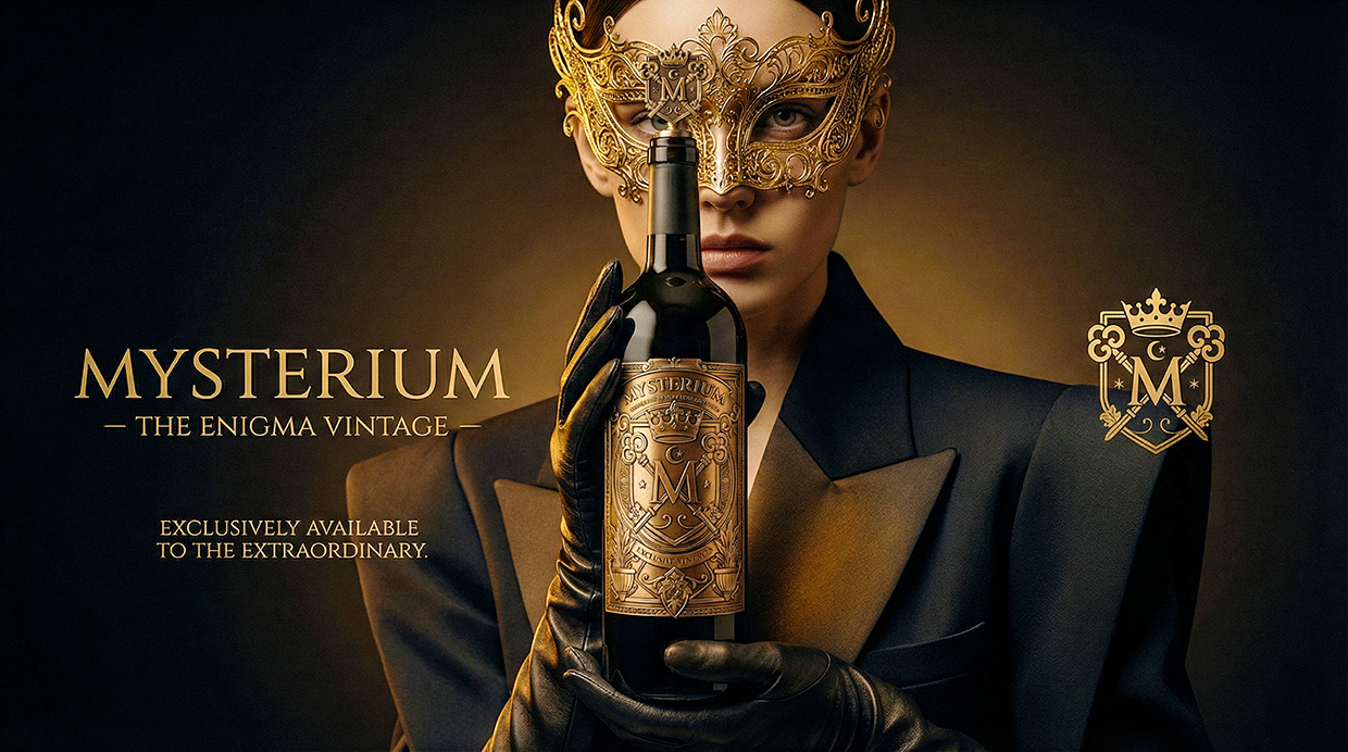 Mysterium - California Luxury Wine Branding Concept Image 19