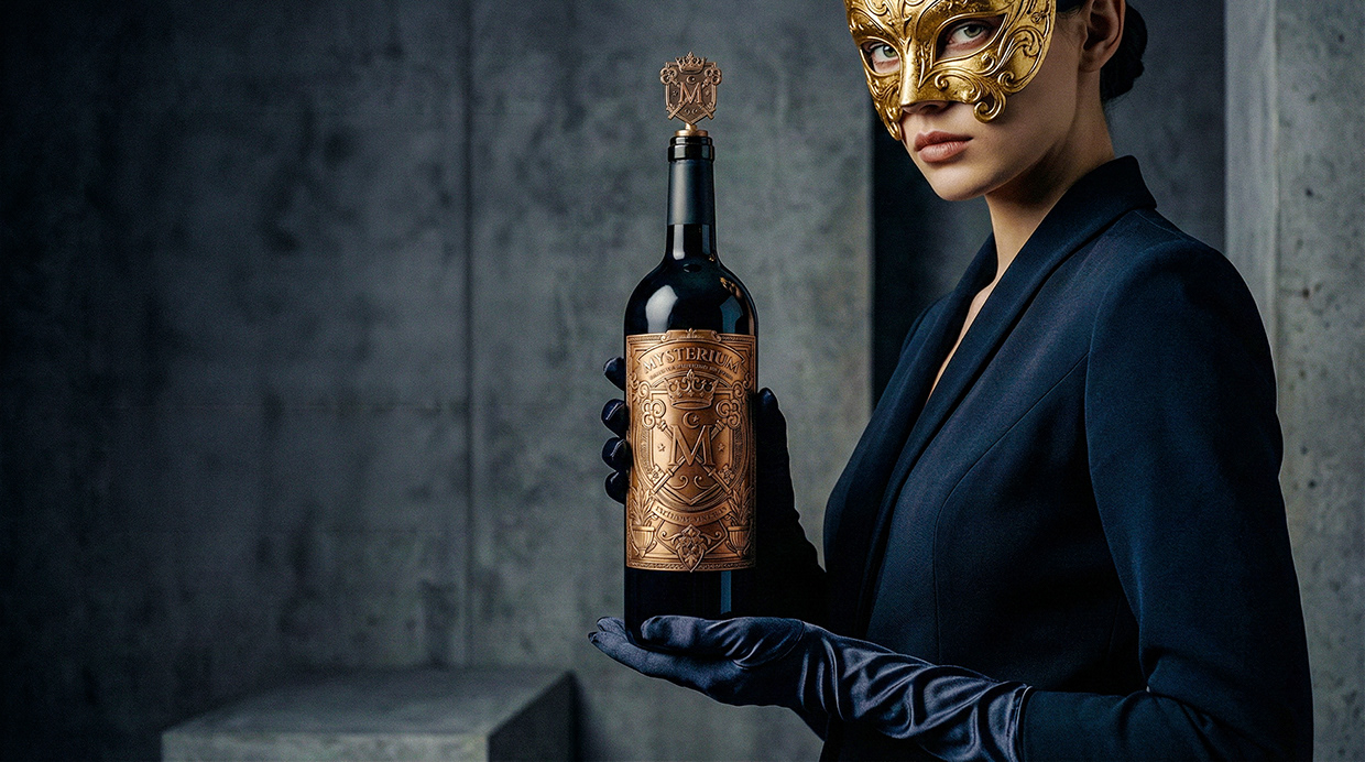 Mysterium - California Luxury Wine Branding Concept Image 21