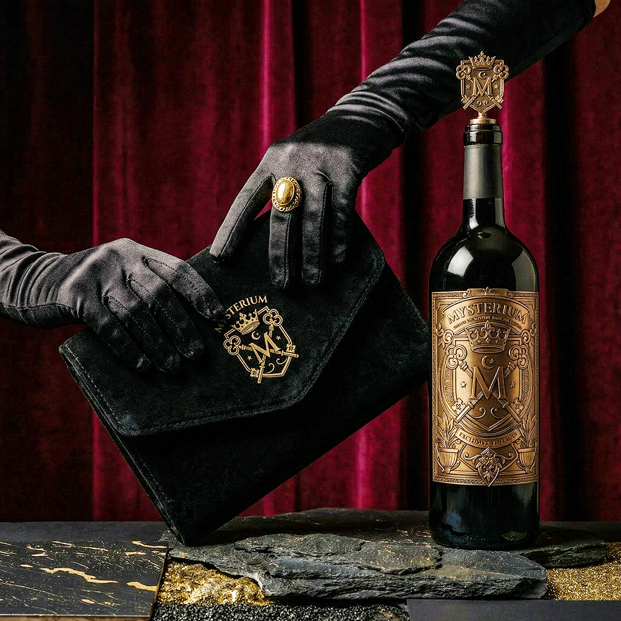 Mysterium - California Luxury Wine Branding Concept Image 40