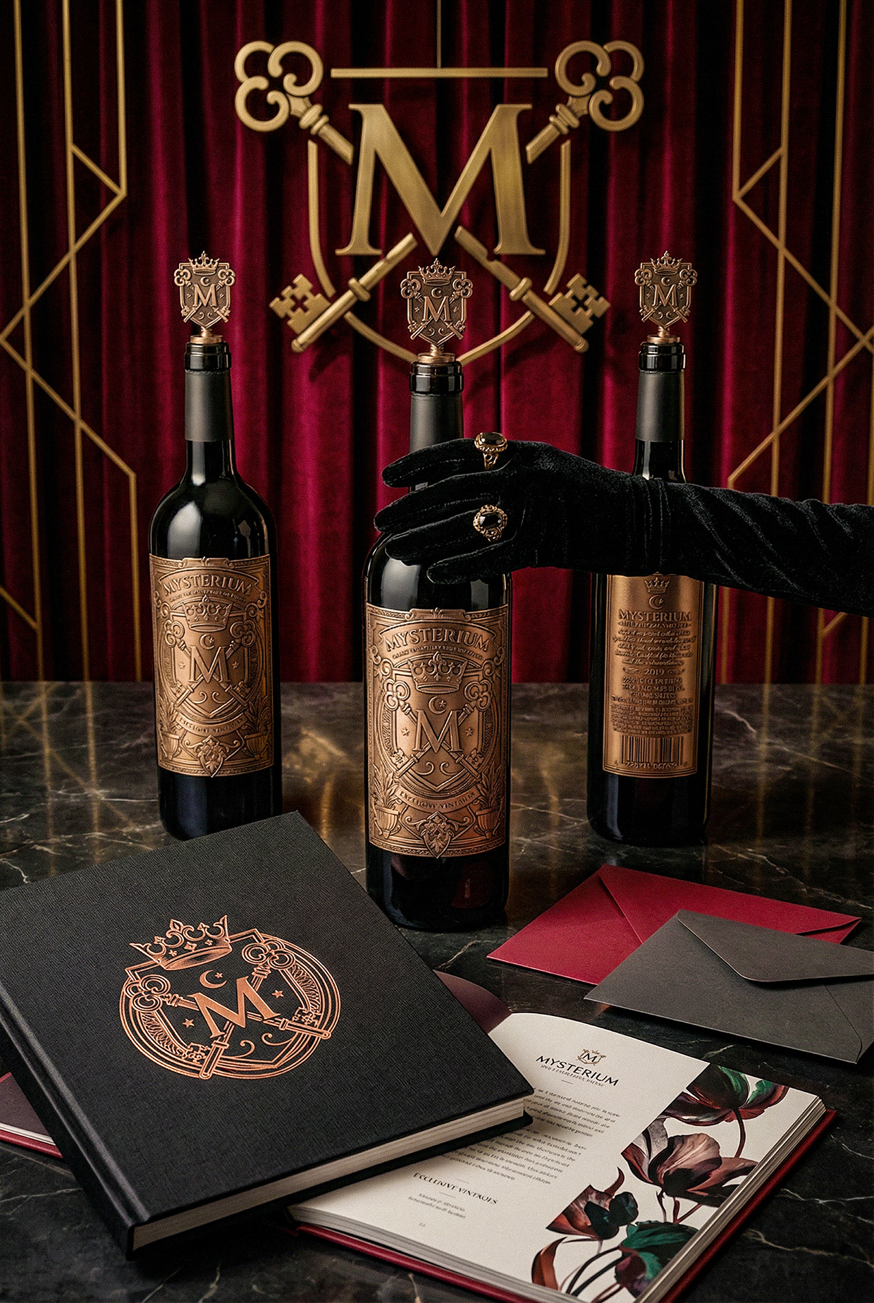 Mysterium - California Luxury Wine Branding Concept Image 55