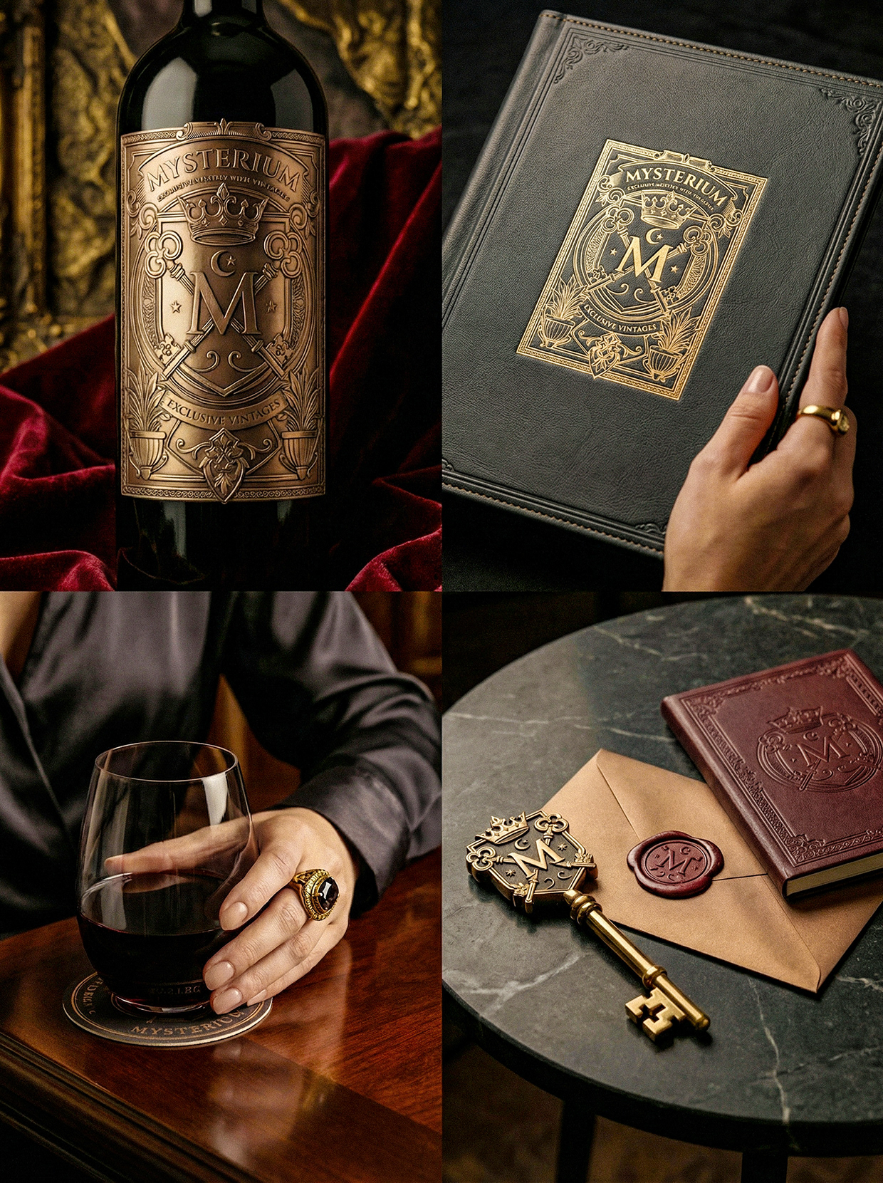 Mysterium - California Luxury Wine Branding Concept Image 65
