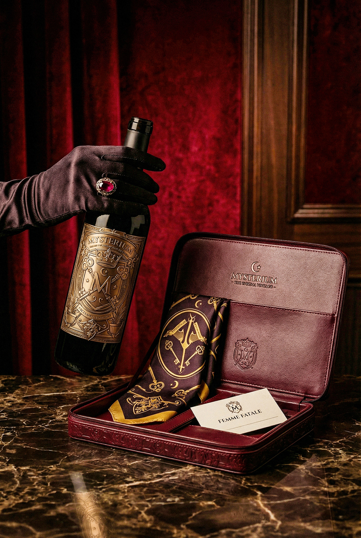 Mysterium - California Luxury Wine Branding Concept Image 66