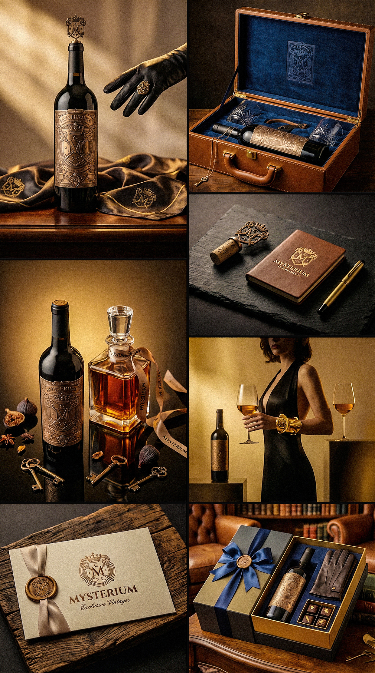Mysterium - California Luxury Wine Branding Concept Image 74