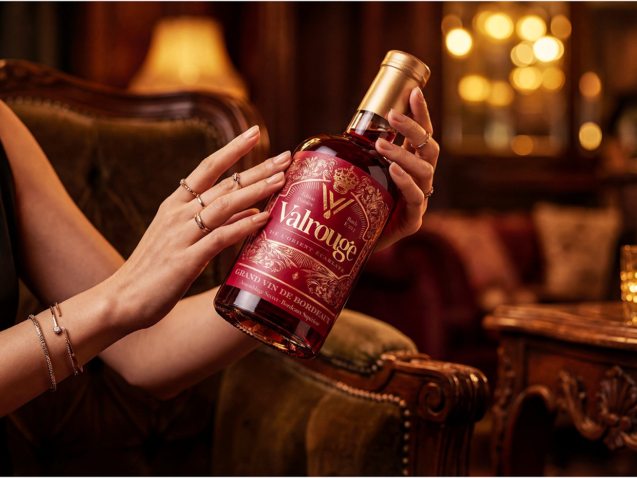 VALROUGE – Luxury Bordeaux Wine Branding & Packaging Image 5