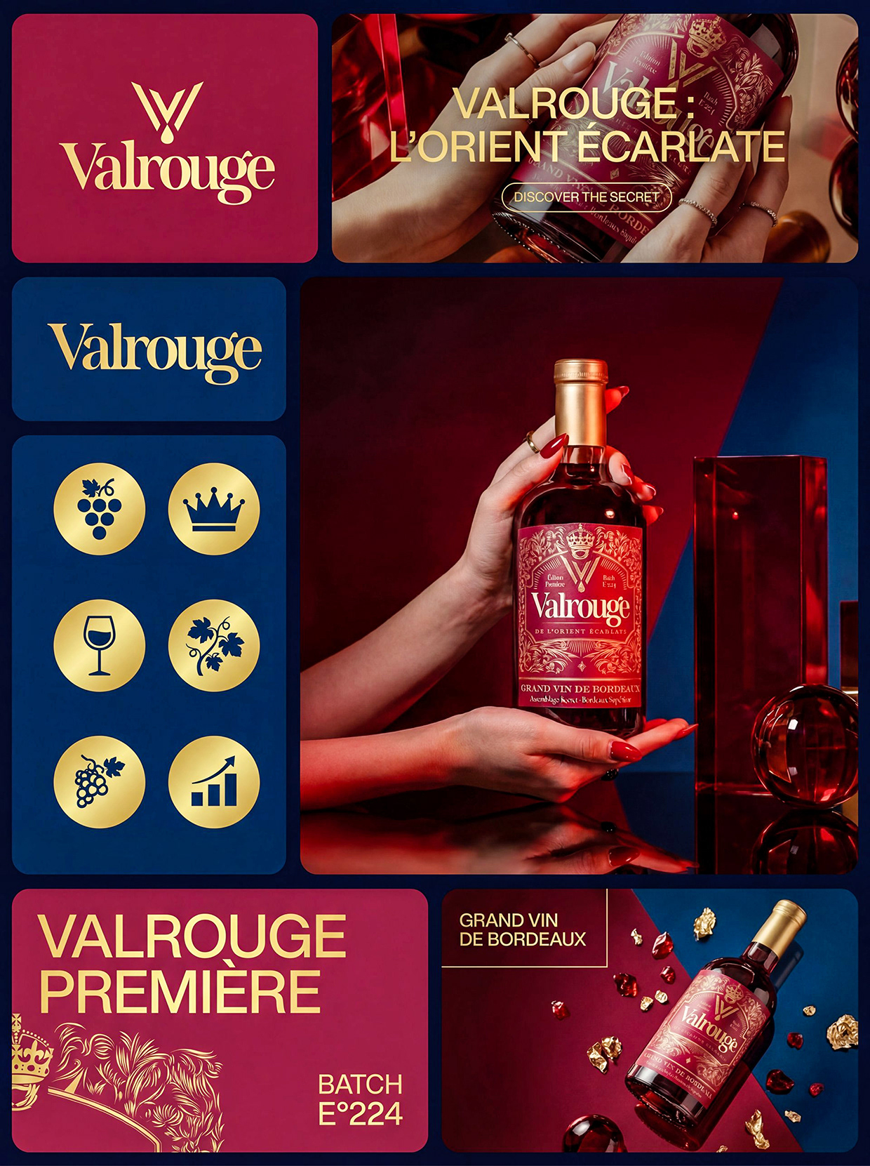VALROUGE – Luxury Bordeaux Wine Branding & Packaging Image 12