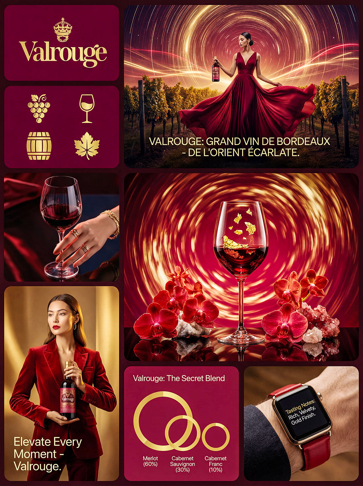 VALROUGE – Luxury Bordeaux Wine Branding & Packaging Image 13