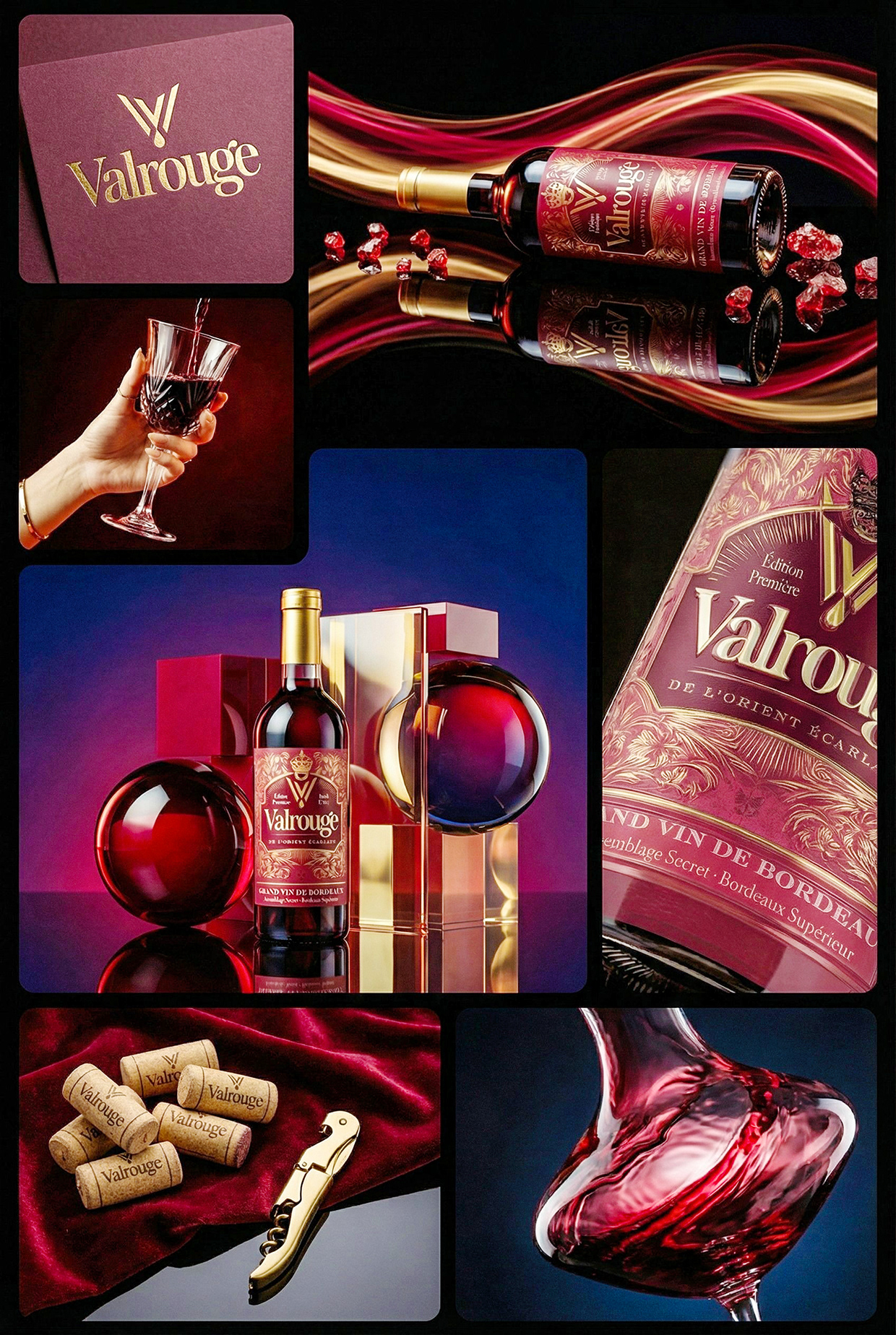 VALROUGE – Luxury Bordeaux Wine Branding & Packaging Image 15