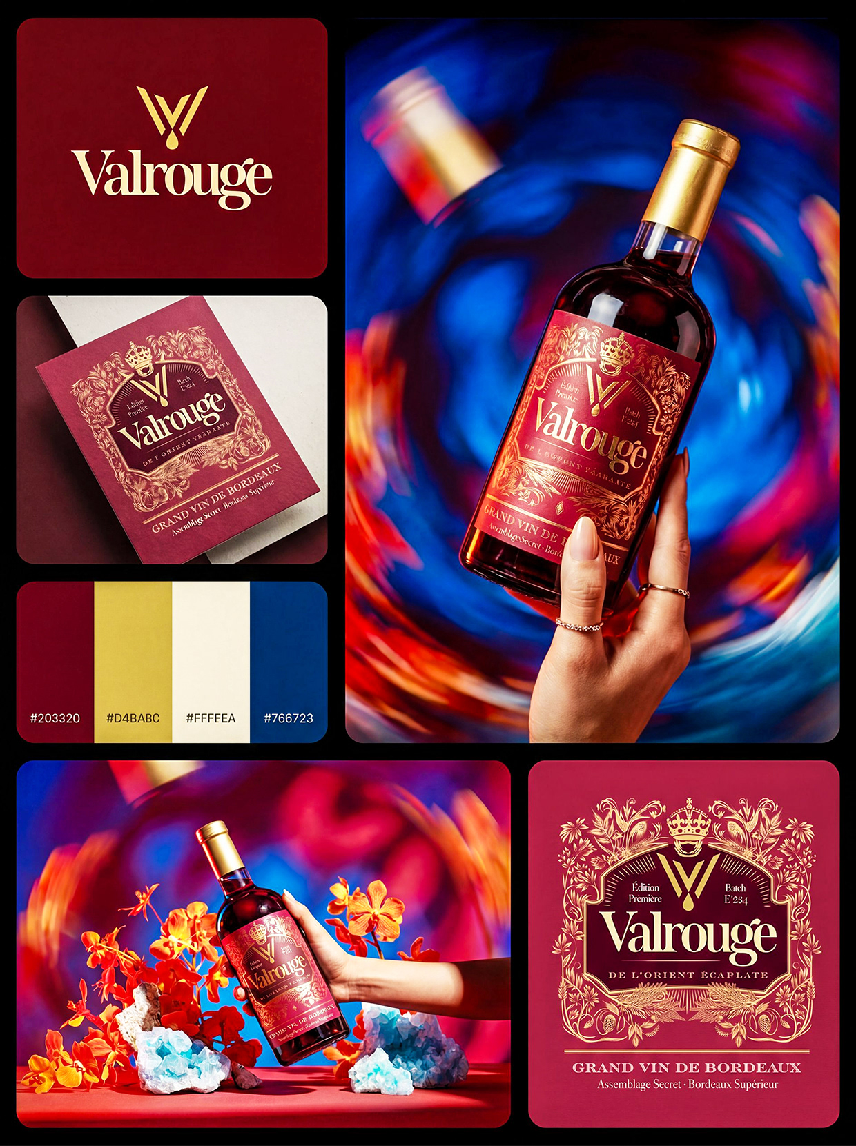 VALROUGE – Luxury Bordeaux Wine Branding & Packaging Image 16