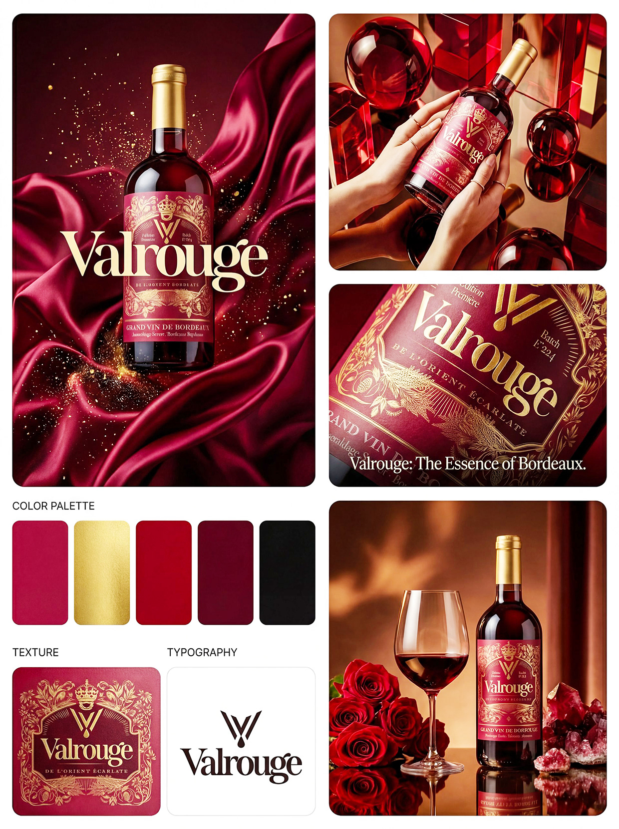 VALROUGE – Luxury Bordeaux Wine Branding & Packaging Image 18