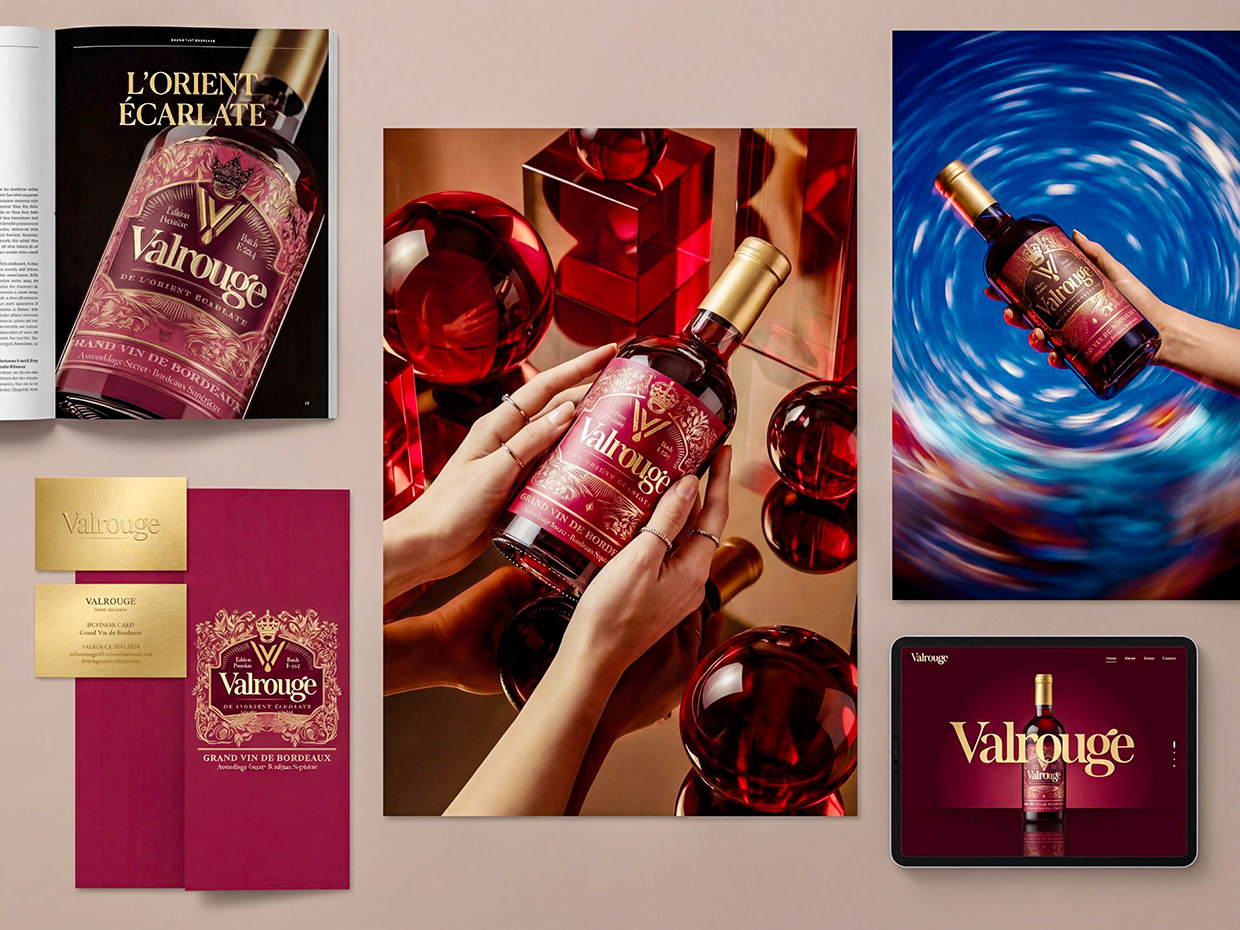 VALROUGE – Luxury Bordeaux Wine Branding & Packaging Image 32