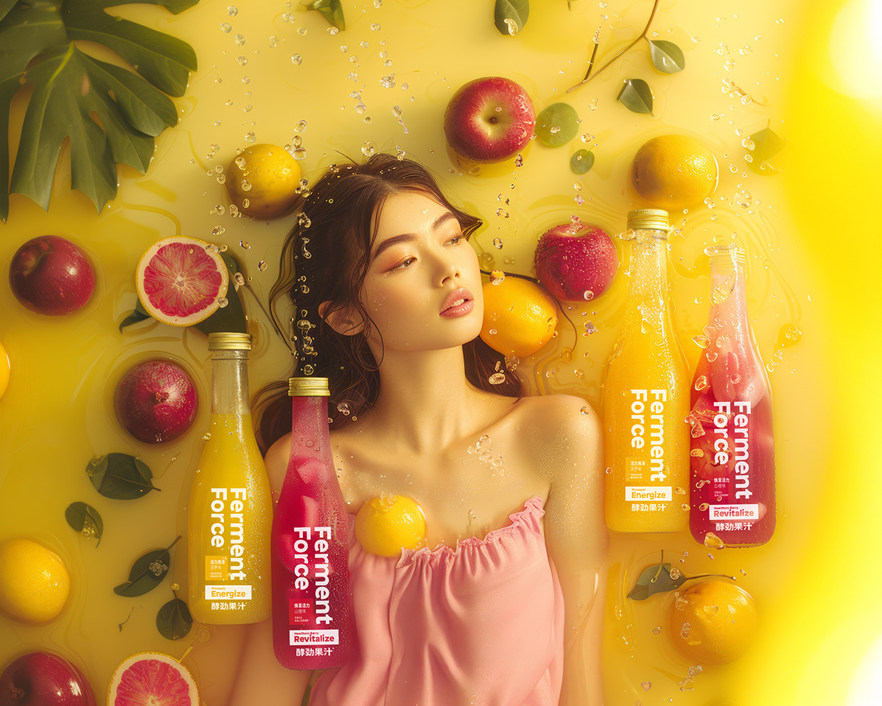 Ferment Force Juice 酵劲果汁 - Branding Image 1