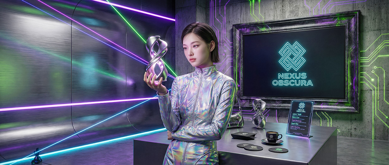 NEXUS OBSCURA — Synthetic Wellness Nightclub Branding Image 4