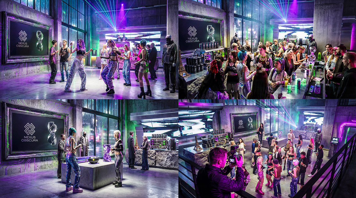 NEXUS OBSCURA — Synthetic Wellness Nightclub Branding Image 11