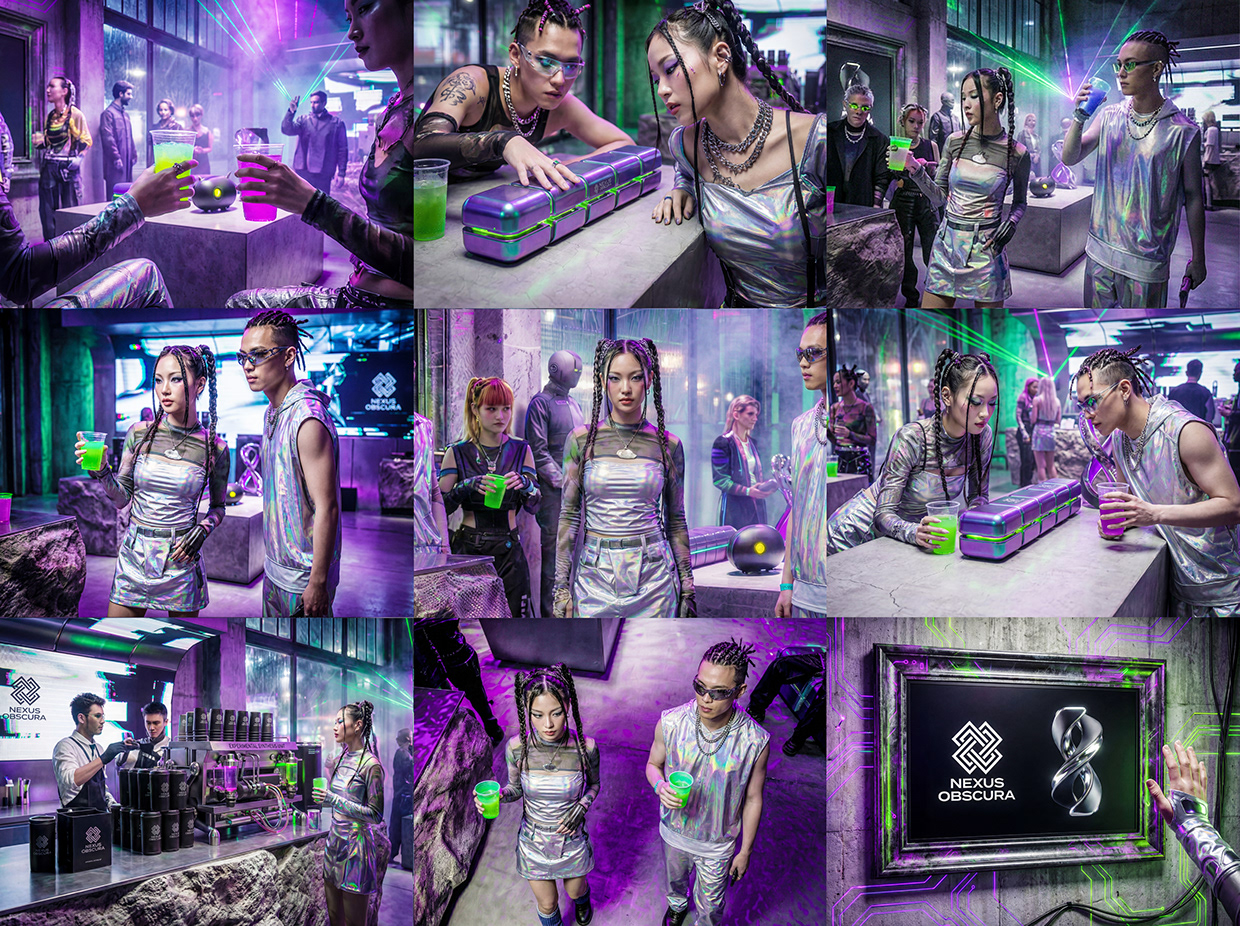 NEXUS OBSCURA — Synthetic Wellness Nightclub Branding Image 18