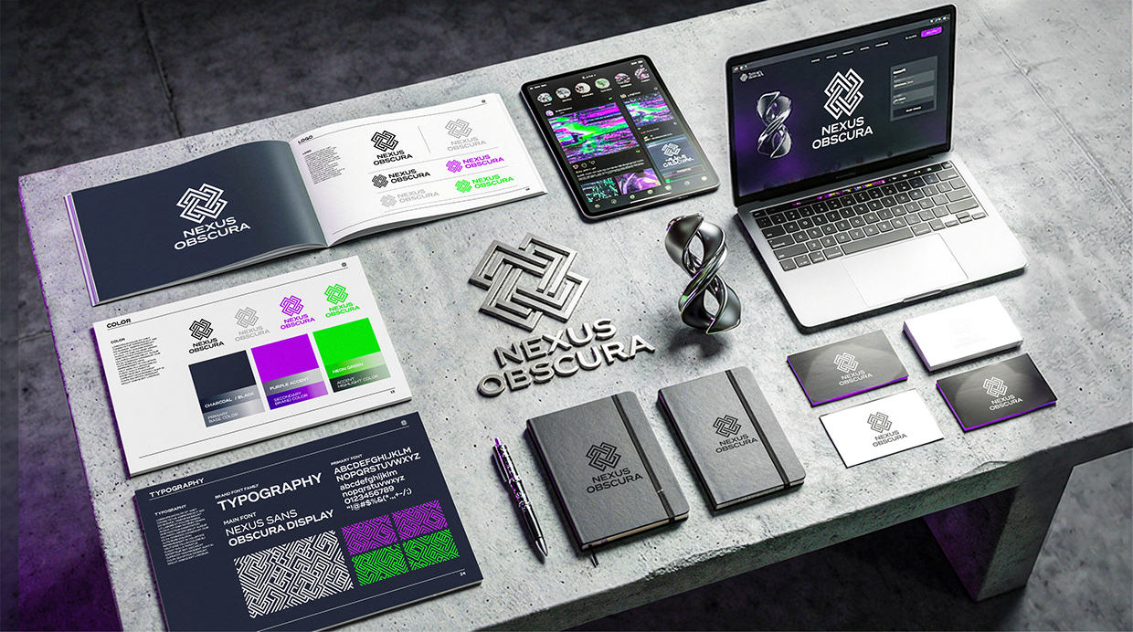 NEXUS OBSCURA — Synthetic Wellness Nightclub Branding Image 20