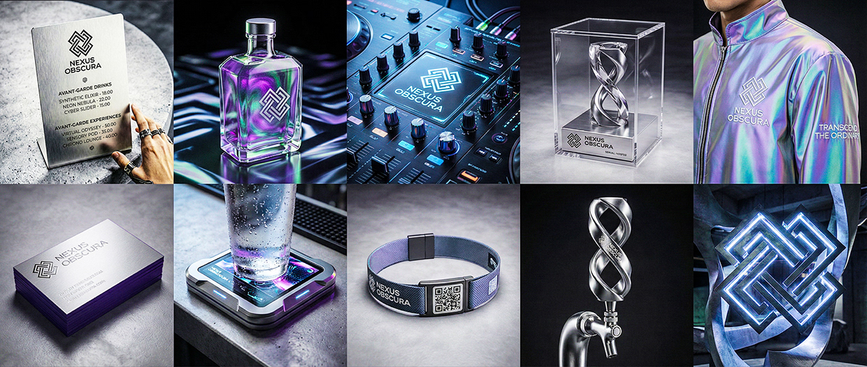 NEXUS OBSCURA — Synthetic Wellness Nightclub Branding Image 27