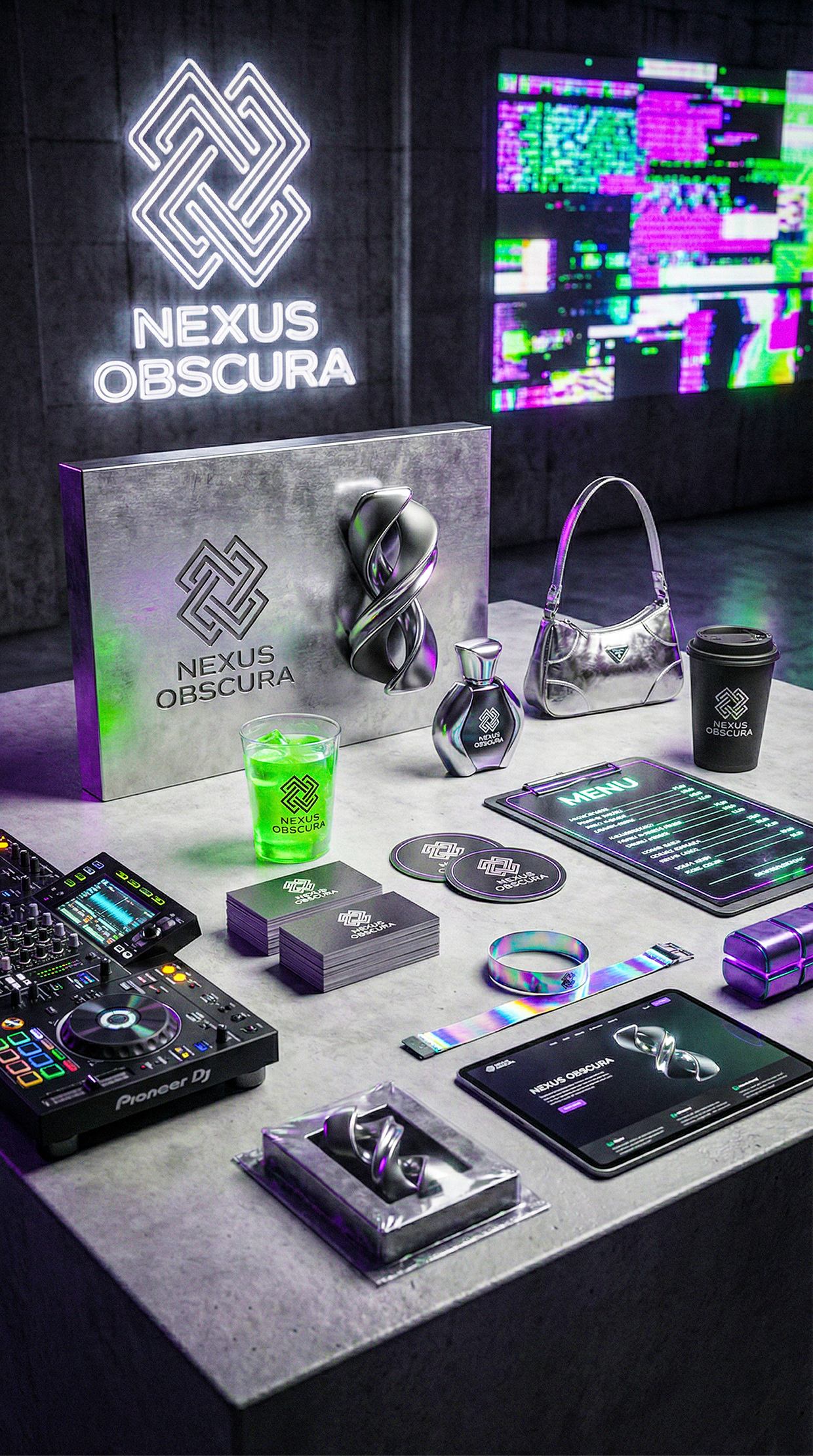 NEXUS OBSCURA — Synthetic Wellness Nightclub Branding Image 28