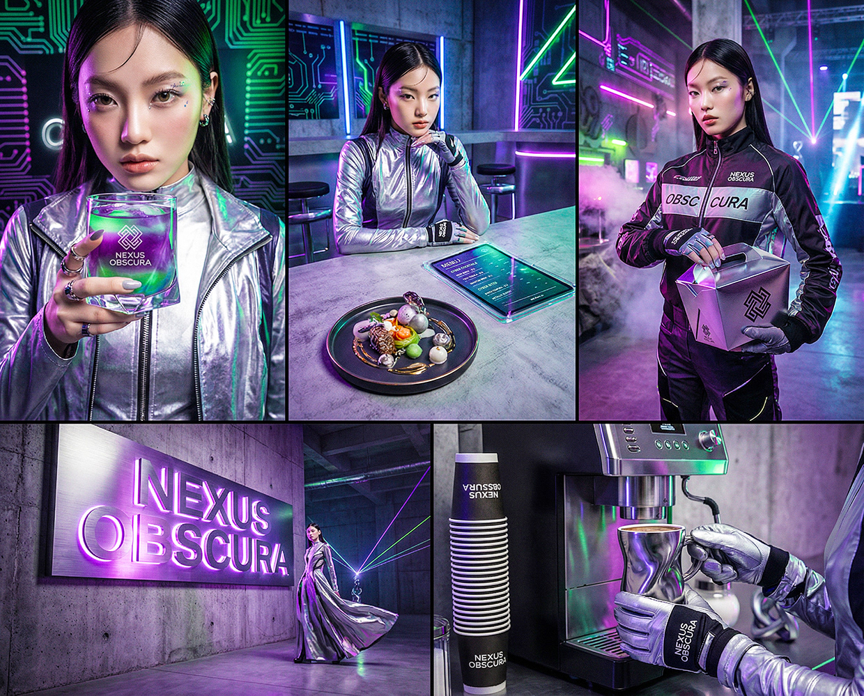 NEXUS OBSCURA — Synthetic Wellness Nightclub Branding Image 35