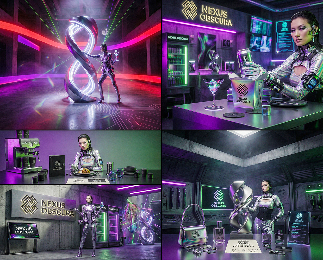 NEXUS OBSCURA — Synthetic Wellness Nightclub Branding Image 39