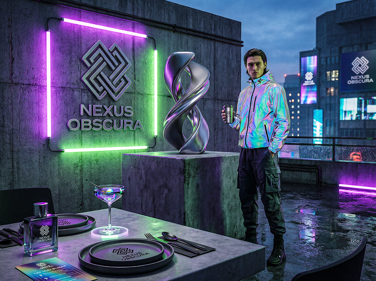 NEXUS OBSCURA — Synthetic Wellness Nightclub Branding Image 41