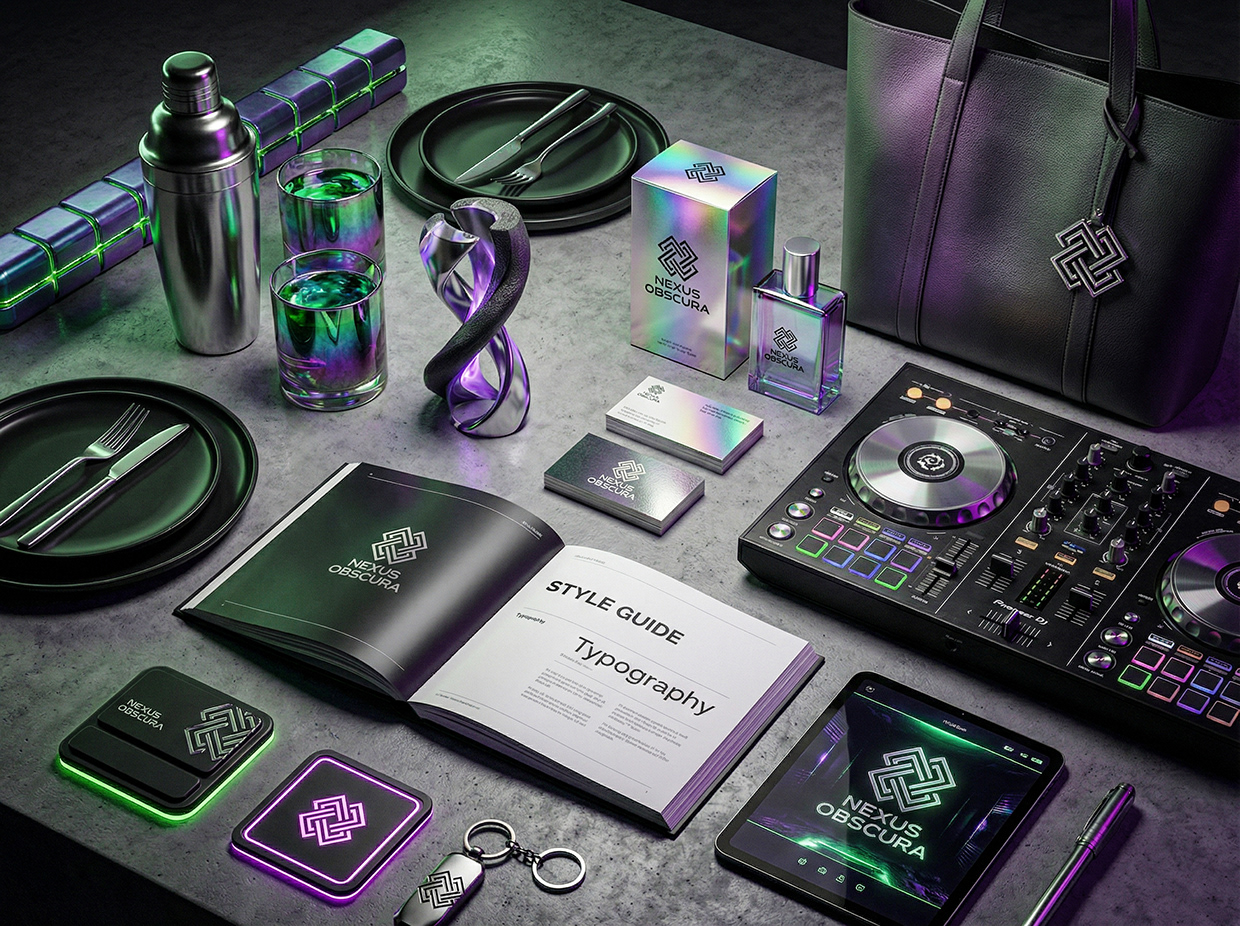 NEXUS OBSCURA — Synthetic Wellness Nightclub Branding Image 44